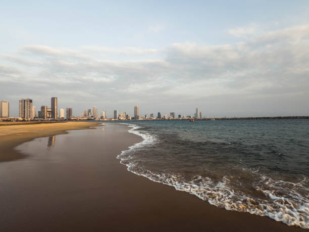 istock Colombo Port City Beach - Golden Hour 2202651250