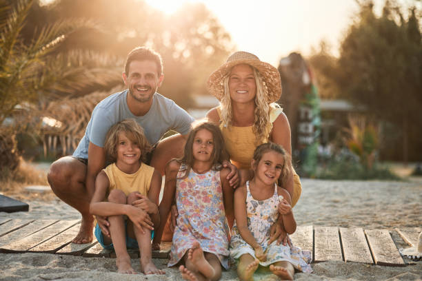 istock Beautiful family enjoying summer vacation 2202652178