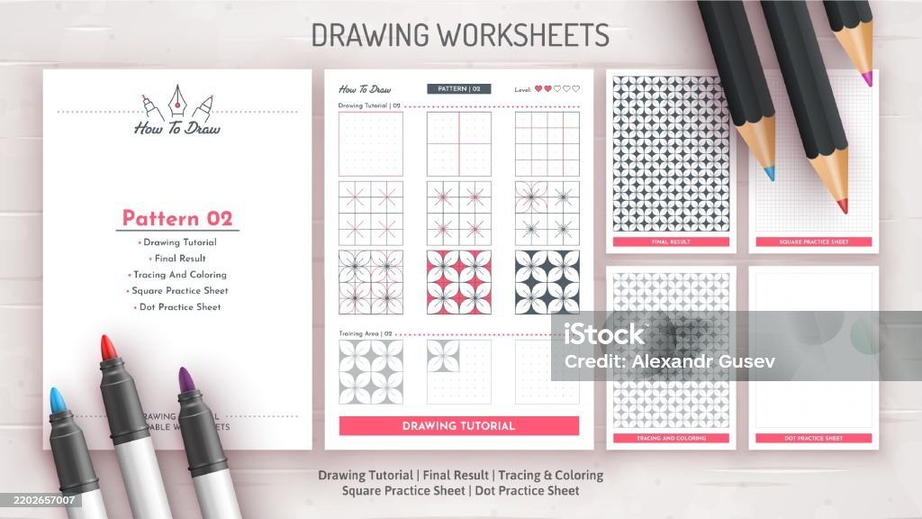 How To Draw A Pattern Step By Step Drawing Tutorial Draw Guide ...