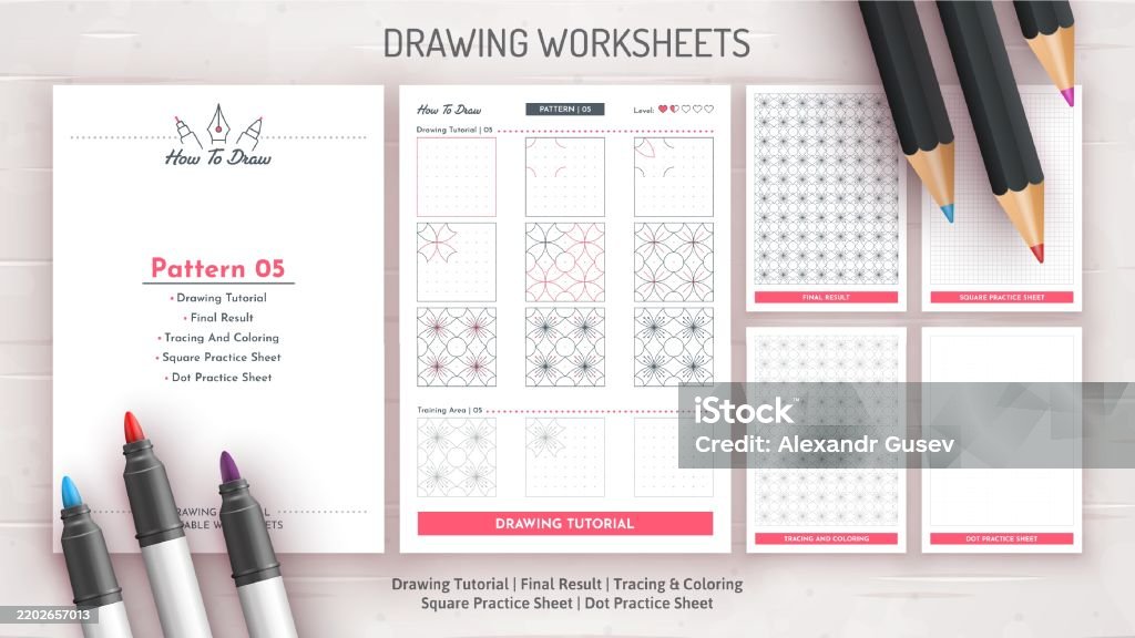 How To Draw A Pattern Step By Step Drawing Tutorial Draw Guide ...