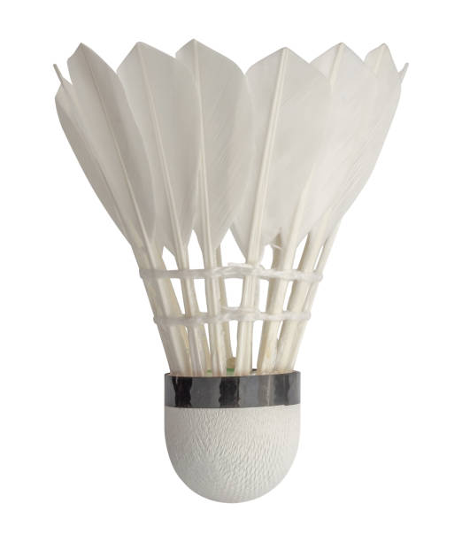 istock feather badminton shuttlecock isolated on white background 2202657368