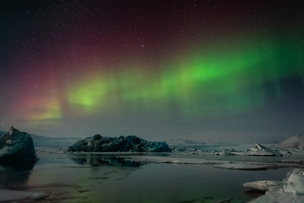 istock Aurora Borealis over Island 2202658216