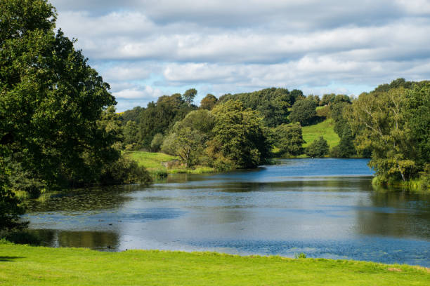 istock Exploring the grounds and gardens around Staunton Harold in Derbyshire, UK 2202660095