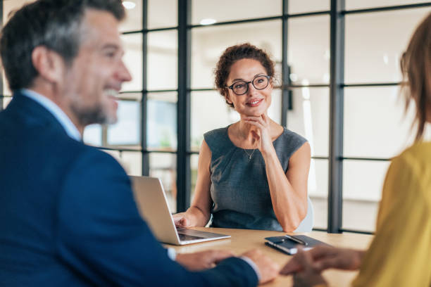 istock Hr manager having job interview at office 2202663780