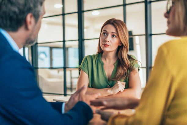 istock Hr manager having job interview at office 2202663781