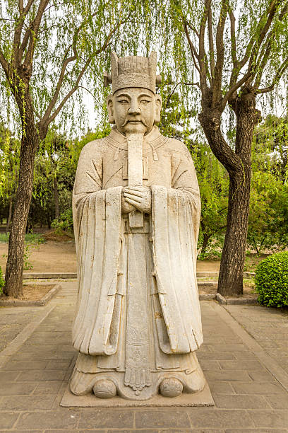 istock Warrior statue in the Ming Tombs, Beijing, China 2202664318