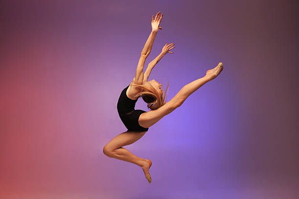 istock Rhythmic gymnastics girl. 2202665763