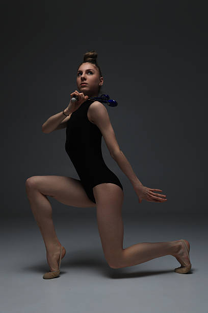 istock Rhythmic gymnastics girl. 2202665867