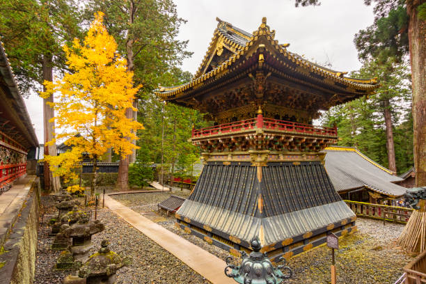 Nikko, Japan - 16 November 2024: Nikko Toshogu shrine in Japan