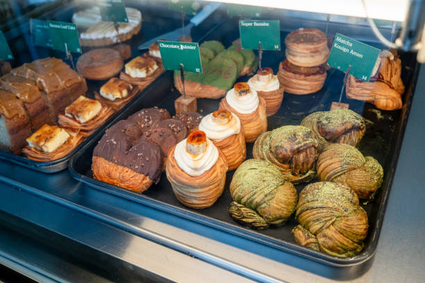 istock Various Kind Of Pastries On Sale 2202678660