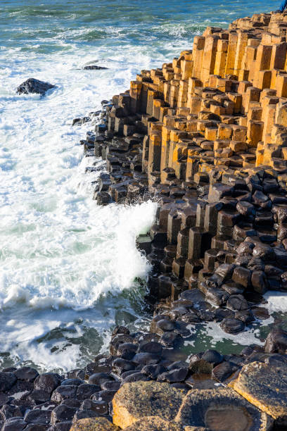 istock Giants Causeway rock formation vertical photo 2202682544