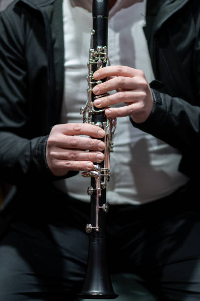 istock Clarinetists Performing in an Orchestra 2202682972