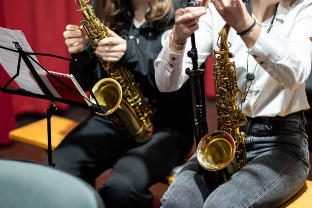 istock Saxophone Performance at a Classical Music Concert 2202683854