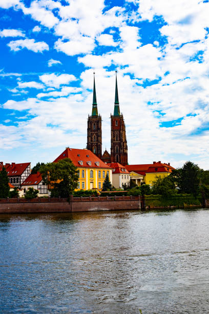 istock Riverside Landscape with Historic Architecture 2202693169