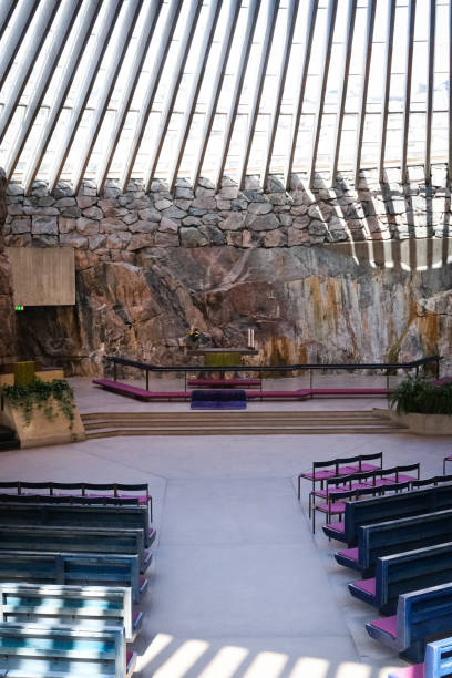 istock Temppeliaukio Church in Helsinki 2202695340