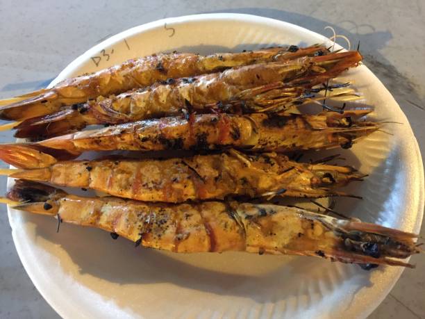 Grilled shrimps