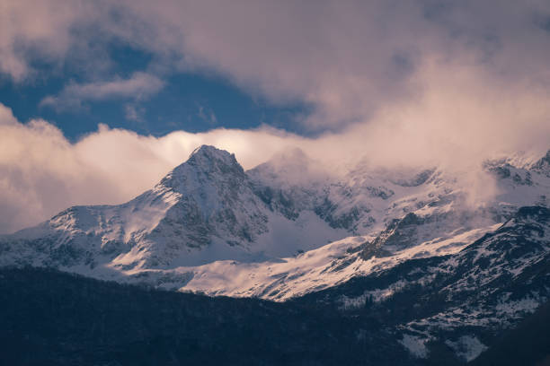 istock Clouds over the Pyrenees mountains in the morning 2202729511