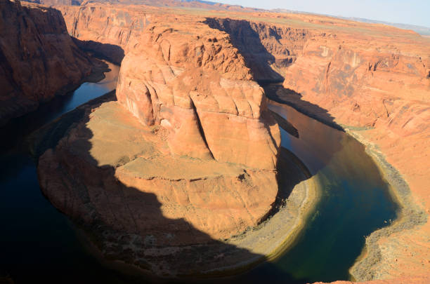 Horseshoe Bend has become one of the most recognized and visited places in Glen Canyon National Recreation Area. It is located in Page, AZ, USA overlooking the Colorado River on December 16, 2024