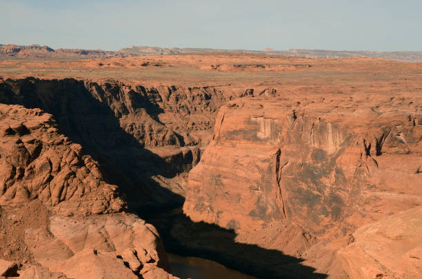 Horseshoe Bend has become one of the most recognized and visited places in Glen Canyon National Recreation Area. It is located in Page, AZ, USA overlooking the Colorado River on December 16, 2024