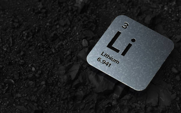 istock Lithium periodic table element, mining, science, nature, innovation, chemical elements used in physics and other sciences 2202755234