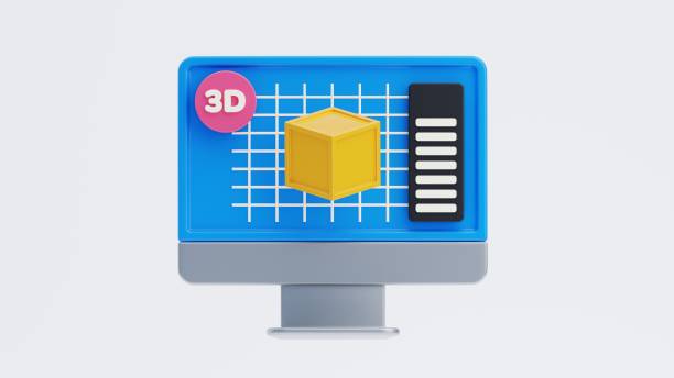 istock 3D Modelling 3D Icon. Art and Design Concept 2202757346