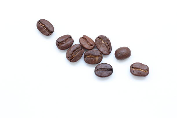 Coffee beans close-up