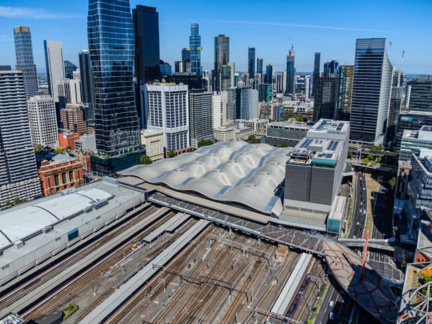 Southern Cross Station from north in Melbourne