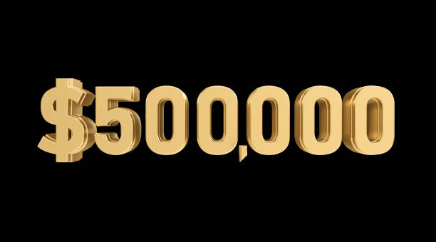 istock 500 thousand dollars 3D gold, 3D numbers 2202761962