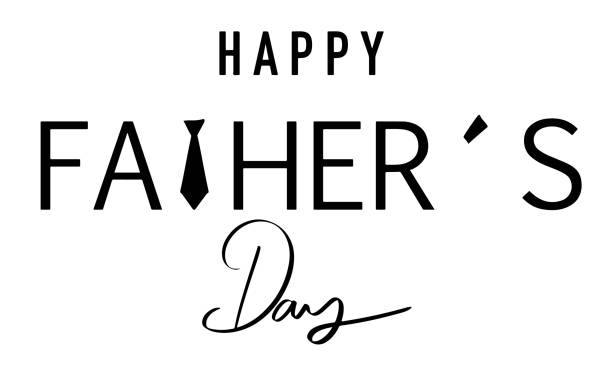 istock happy father 's day necktie black color object icon text font calligraphy hand written lettering script parent june month male man father day happy family fun enjoy love best gift text best parent 2202768765