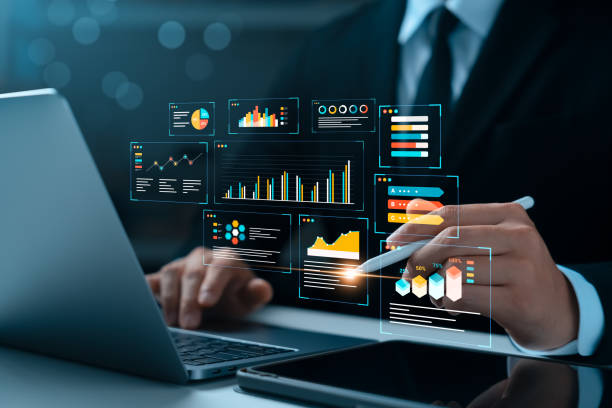 istock businessman analyzing business Enterprise data management, business analytics with charts. 2202778219