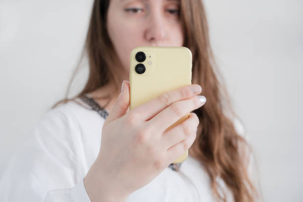 istock Woman using smart phone 2202778233