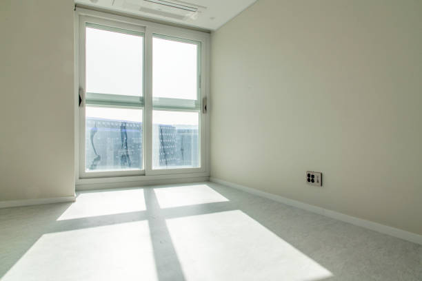 istock bed room and window in the apartment house 2202782834