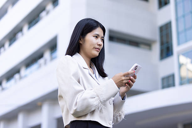 istock Future remote work combines technology smart phone connection online white digital business woman enable e-learning productivity while travel blend comfort modern devices serenity computer equipment 2202783116