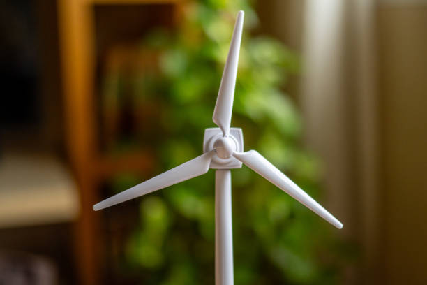 colorful windmill toy or pinwheel on a white background
