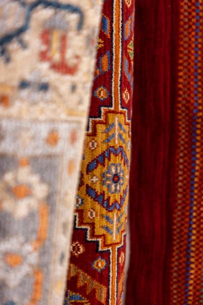 istock Turkish Grand Bazaar: Traditional Carpets and Threads Stock Photo 2202791268