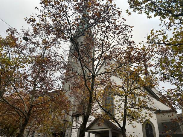 The monument of Martin Luther in front of the Kaufmannskirche in the center of Erfurt, displays Dr. Martin Luther holding an open bible in his left hand.