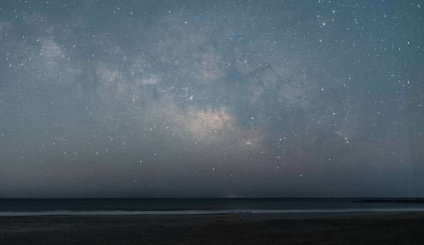 istock Beautiful Milky Way seen from the coast 2202796152