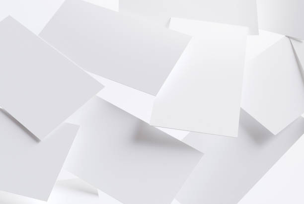 istock Credit Card or Business Card falling on white background 2202798331