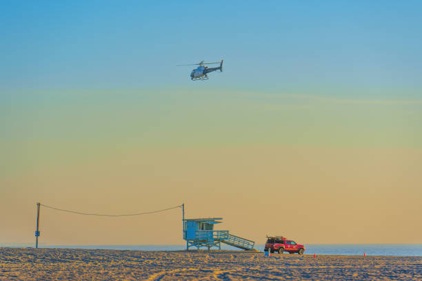 Lifeguard station at the beach.