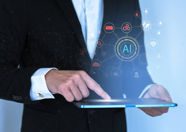 istock Business man use artificial intelligence AI help in business job 2202812269