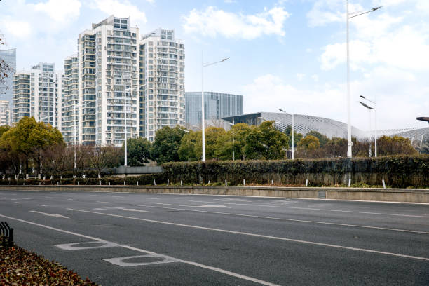 istock buildings in financial district 2202814760
