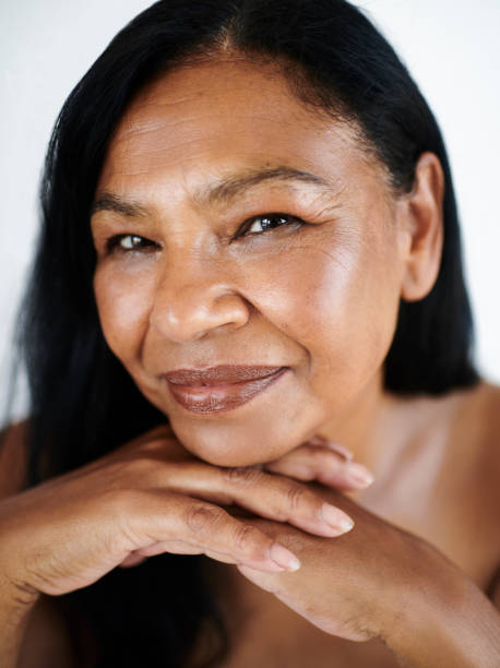 istock Graceful Mature Woman with Warm Smile 2202814887