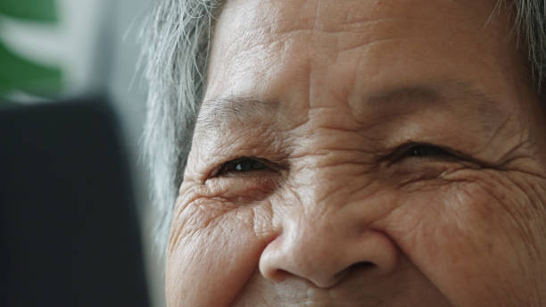 istock Elderly woman using smartphone. 2202818067