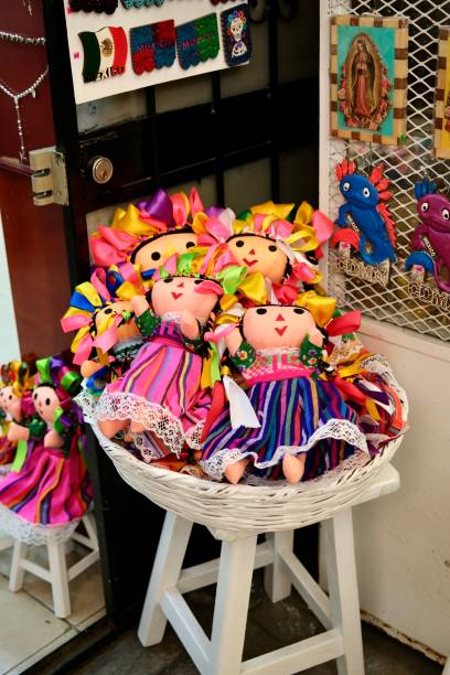 istock Mexican Rag Dolls in a Basket (Mexico City, Mexico) 2202822969