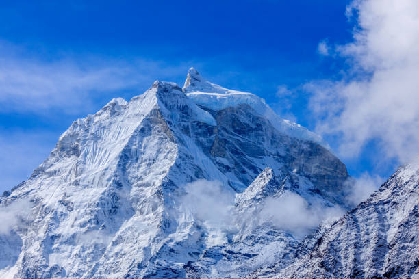 istock Nepal mountains landscape in Himalaya Everest Base camp trek 2202828126
