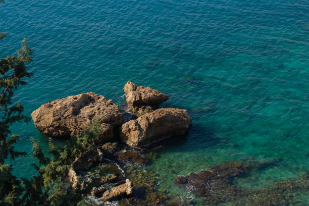 sea  view and beautiful rocks
