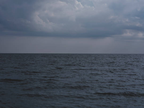 beautiful seascape and cloudy sky