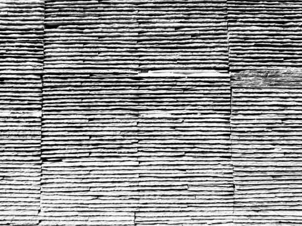 Pattern line and textured of  concrete or plaster wall in black and white style. Background concept
