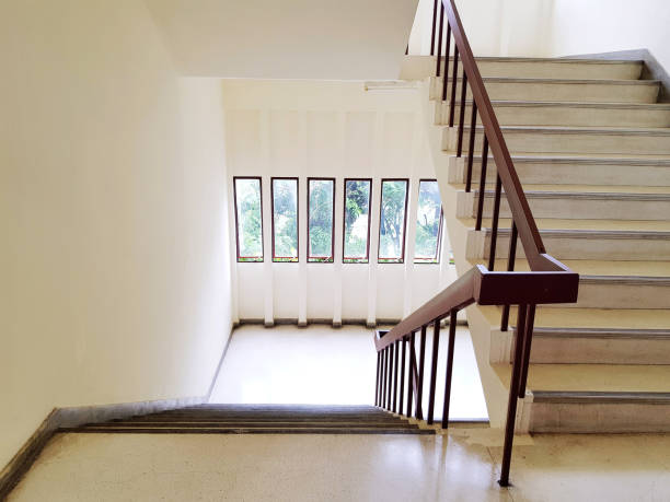 spiral staircase of the bauhaus university 