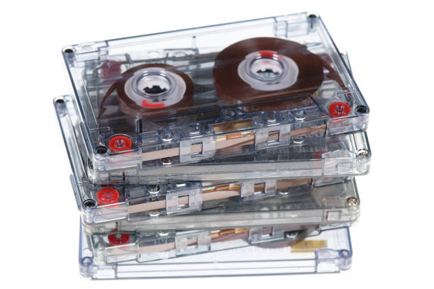 istock Retro audio cassettes isolated on white background 2202840775